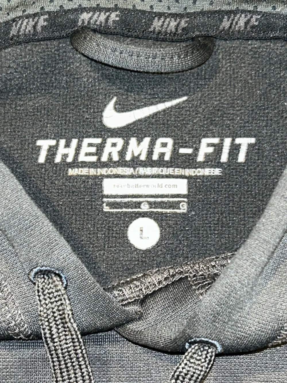 Nike Men's Dark Green Hooded Pullover Sweatshirt